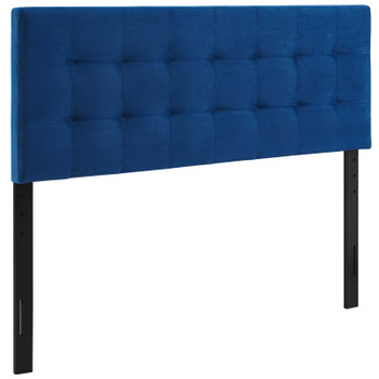 Modway Lily Biscuit Tufted Full Performance Velvet Headboard MOD-6119-NAV Navy