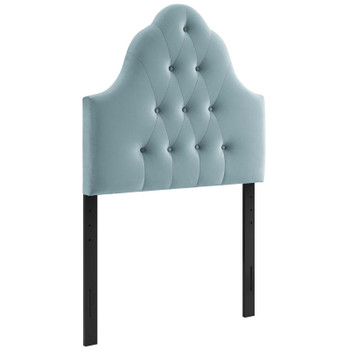 Modway Sovereign Twin Diamond Tufted Performance Velvet Headboard MOD-6122-LBU Light Blue