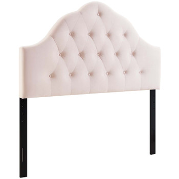 Modway Sovereign Queen Diamond Tufted Performance Velvet Headboard MOD-6124-PNK Pink