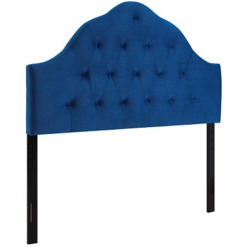 Modway Sovereign King Diamond Tufted Performance Velvet Headboard MOD-6125-NAV Navy