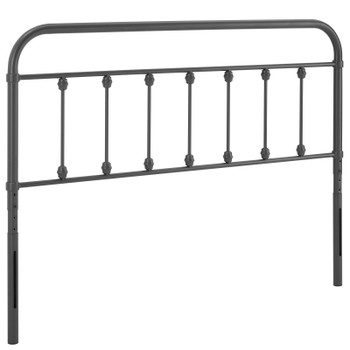 Modway Sage Queen Metal Headboard MOD-6154-GRY In Gray