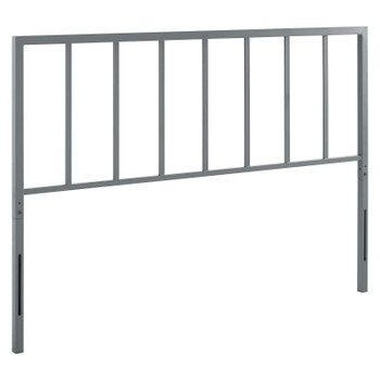 Modway Tatum King Metal Headboard MOD-6171-GRY In Gray