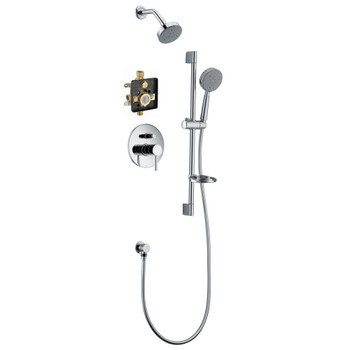 Dawn Grand Canyon Shower Set Complete with Trim/Valve/hand-shower DSSGN01C In Chrome
