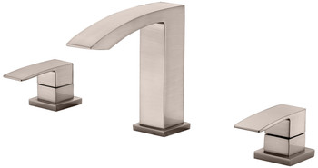 3 Hole lavatory faucet/Widespread in Brushed Nickel. N2020028SP