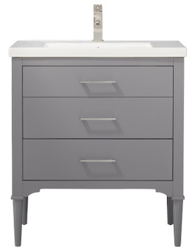 Design Element Mason 30" Single Sink Vanity In Gray S01-30-GY