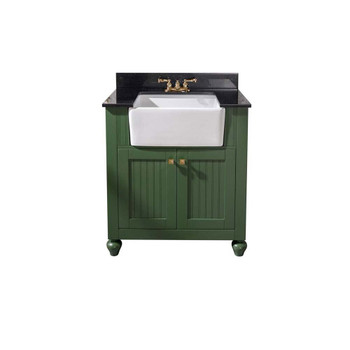 Legion Furniture 30" Vogue Green Sink Vanity without Faucet WLF6022-VG