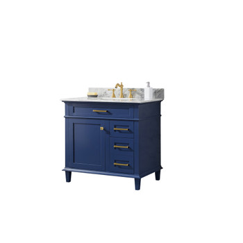 Legion Furniture 36" Blue Finish Sink Vanity Cabinet WLF2236-B