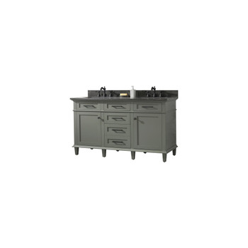 Legion Furniture 60" Pewter Green Finish Double Sink Vanity WLF2260D-PG