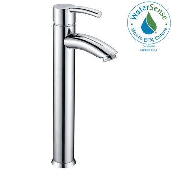 ANZZI Quartet Single Hole Single-Handle Bathroom Faucet in Polished Chrome