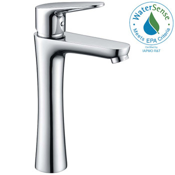 ANZZI Vivace Single Hole Single-Handle Bathroom Faucet in Polished Chrome