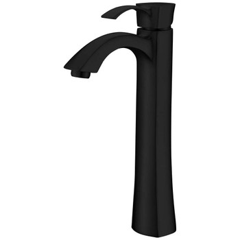 ANZZI Harmony Series Single Hole Single-Handle Vessel Bathroom Faucet in Matte Black