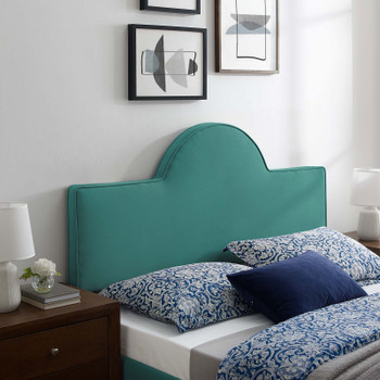 MODWAY Dawn Full/Queen Performance Velvet Headboard MOD-6303 Teal