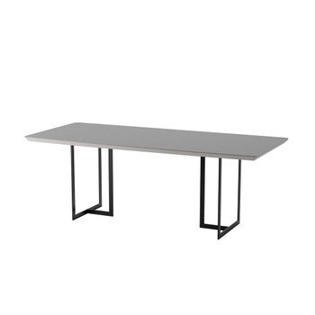 Manhattan Comfort 1022552 Celine 86.22 Dining Table with Seating Capacity for 8 in Off White