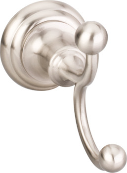 Elements Fairview Satin Nickel Double Robe Hook  - Contractor Packed BHE5-02SN