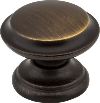 Jeffrey Alexander 1-3/8" Diameter Antique Brushed Satin Brass Cordova Cabinet Knob 0251ABSB