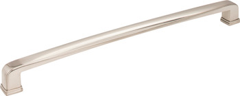 Jeffrey Alexander 12" Center-to-Center Satin Nickel Square Milan 1 Appliance Handle 1092-12SN