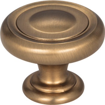 Jeffrey Alexander 1-1/4" Diameter Satin Bronze Bremen 1 Cabinet Knob 117SBZ