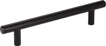 Elements 128 mm Center-to-Center Matte Black Naples Cabinet Bar Pull 206MB