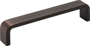 Elements 128 mm Center-to-Center Brushed Oil Rubbed Bronze Square Asher Cabinet Pull 193-128DBAC