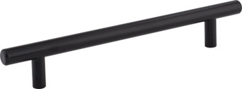 Elements 160 mm Center-to-Center Hollow Matte Black Stainless Steel Naples Cabinet Bar Pull 218SSMB
