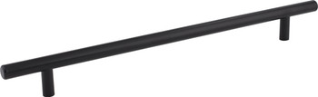 Elements 256 mm Center-to-Center Hollow Matte Black Stainless Steel Naples Cabinet Bar Pull 334SSMB