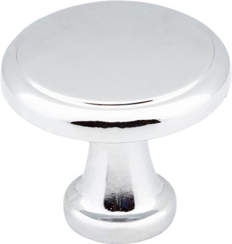 Elements 1-3/16" Diameter Polished Chrome Kenner Cabinet Mushroom Knob 3970-PC