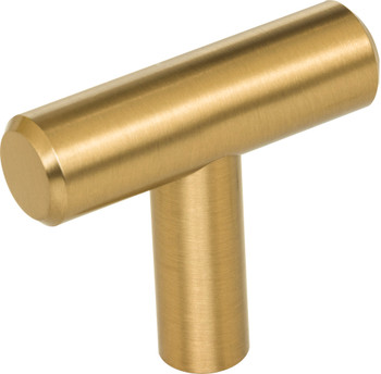 Elements 1-9/16" Overall Length Satin Bronze Naples Cabinet "T" Knob 40SBZ