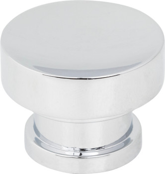 Jeffrey Alexander 1-1/4" Diameter Polished Chrome Elara Cabinet Knob 484PC