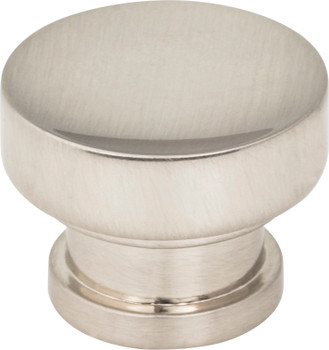 Jeffrey Alexander 1-1/4" Diameter Satin Nickel Elara Cabinet Knob 484SN