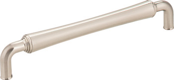 Jeffrey Alexander 160 mm Center-to-Center Satin Nickel Barrel Bremen 2 Cabinet Pull 537-160SN