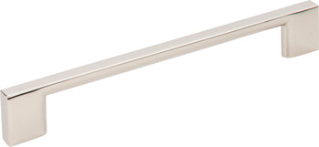 Jeffrey Alexander 160 mm Center-to-Center Polished Nickel Square Sutton Cabinet Bar Pull 635-160NI