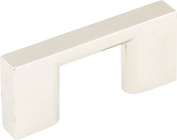 Jeffrey Alexander 32 mm Center-to-Center Polished Nickel Square Sutton Cabinet Bar Pull 635-32NI