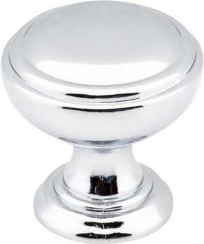 Jeffrey Alexander 1-1/4" Diameter Polished Chrome Tiffany Cabinet Knob 658PC