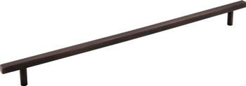 Jeffrey Alexander 305 mm Center-to-Center Brushed Oil Rubbed Bronze Square Dominique Cabinet Bar Pull 845-305DBAC