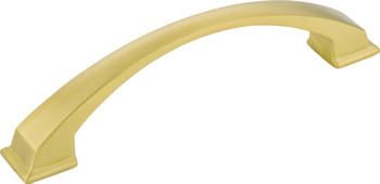 Jeffrey Alexander 128 mm Center-to-Center Brushed Gold Arched Roman Cabinet Pull 944-128BG