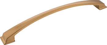 Jeffrey Alexander 12" Center-to-Center Satin Bronze Arched Roman Appliance Handle 944-12SBZ