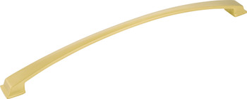 Jeffrey Alexander 305 mm Center-to-Center Brushed Gold Arched Roman Cabinet Pull 944-305BG
