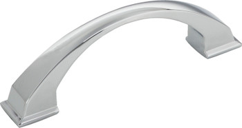 Jeffrey Alexander 96 mm Center-to-Center Polished Chrome Arched Roman Cabinet Pull 944-96PC