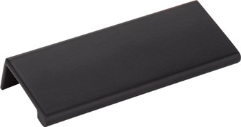 Elements 4" Overall Length Matte Black Edgefield Cabinet Tab Pull A500-4MB
