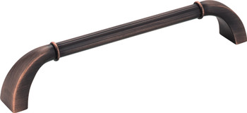 Jeffrey Alexander 160 mm Center-to-Center Brushed Oil Rubbed Bronze Cordova Cabinet Pull Z281-160DBAC