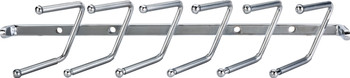 Hardware Resources Polished Chrome Screw-Mount Tie Rack 296T-PC