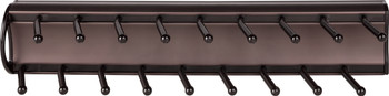 Hardware Resources Dark Bronze 14" Tie Rack 355T-ORB