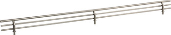 Hardware Resources 23" Wide Satin Nickel Wire Shoe Fence for Shelving SF23-SN