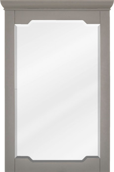 Jeffrey Alexander 28" W x 1-1/2" D x 34" H Grey Chatham mirror MIR2CHA-28-GR