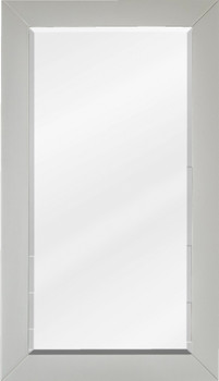 Jeffrey Alexander 16 W x 1" D x 28" H Grey Cade mirror MIR2CAD-16-GR