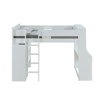 ACME Ragna Loft Bed, White (1Set/4Ctn)