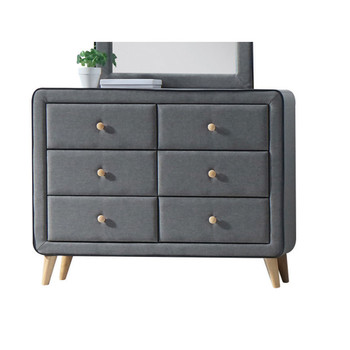 ACME Valda Dresser, Light Gray Fabric