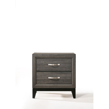 ACME Valdemar Nightstand , Weathered Gray