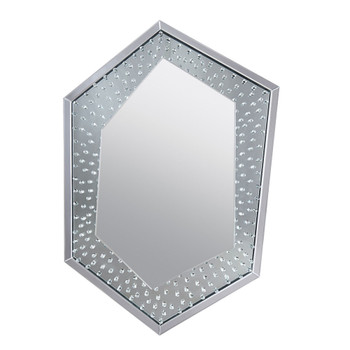 ACME 97570 Nysa Wall Decor, Mirrored & Faux Crystals
