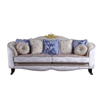 ACME 53945 Sheridan Sofa w/7 Pillows, Cream Fabric